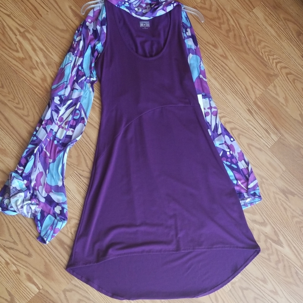 Converse hi-low dress